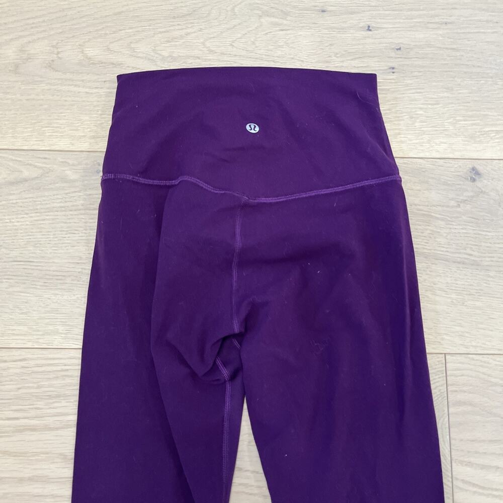 LULULEMON heathered tender violet purple Wunder Under pant hi-rise leggings 4 - Picture 8 of 12